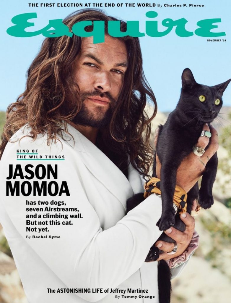 Джейсон Момоа стал главным героем ноябрьского номера журнала Esquire