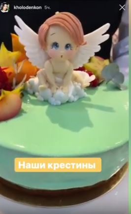 Наталья Холоденко устроила пышное торжество по случаю крещения дочки