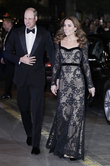 Кейт Миддлтон и принц Уильям на мероприятии Royal Variety Performance в Лондоне
