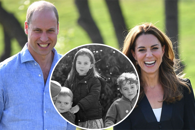 Принц Уильям и Кейт Миддлтон поздравили подписчиков с Рождеством семейным снимком 
