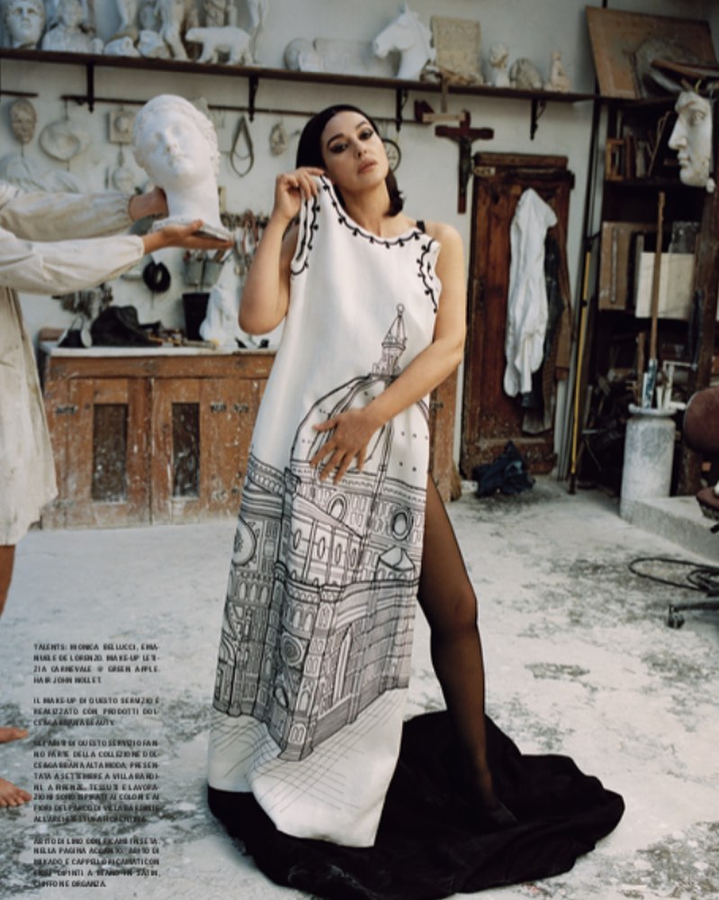 Невероятная Моника Беллуччи снялась для Vogue Italia