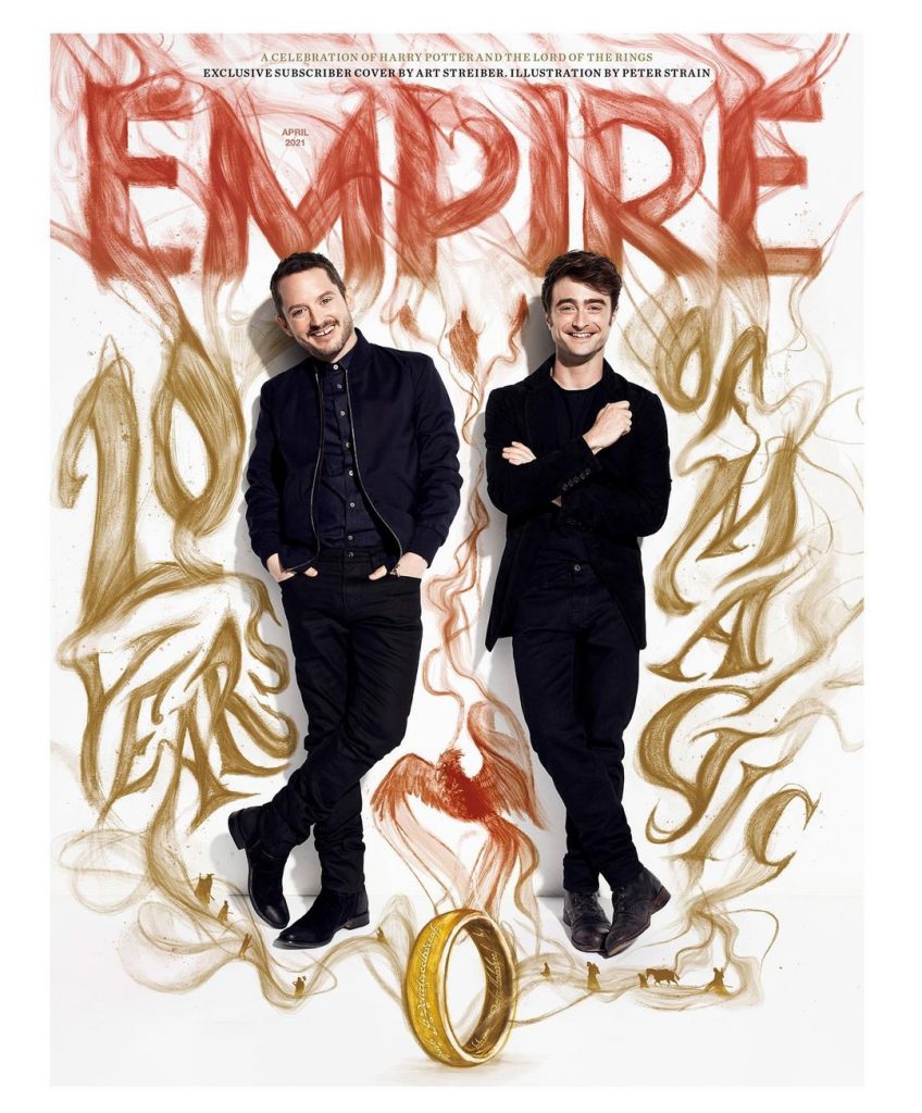 Элайджа Вуд и Дэниел Редклифф впервые вместе снялись для обложки журнала Empire