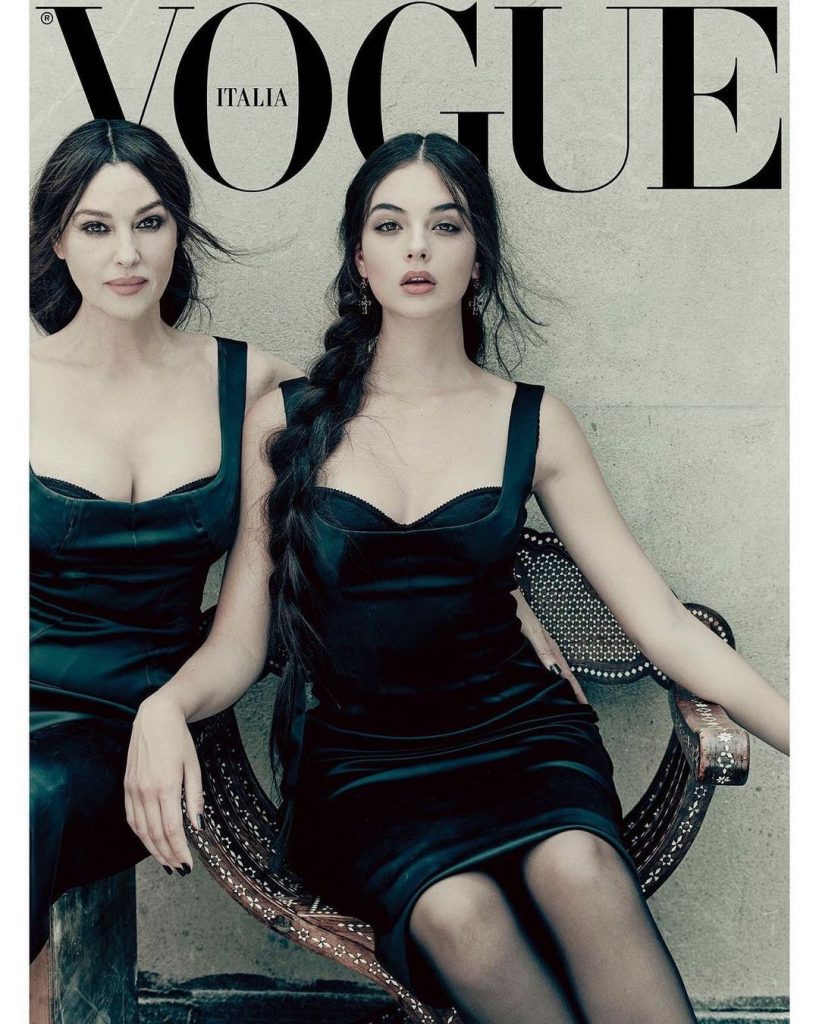 Моника Беллуччи с дочкой Девой снялись для Vogue