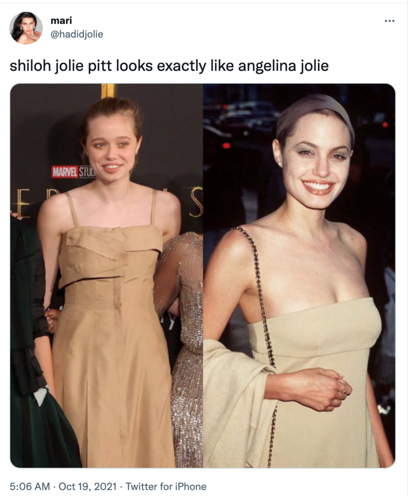 Шайло Нувель Джоли-Питт впервые появилась на публике в платье, и это нужно видеть