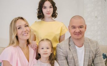 Евгений Кошевой с семьей