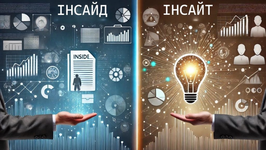 Що таке «інсайт», а що таке «інсайд»?