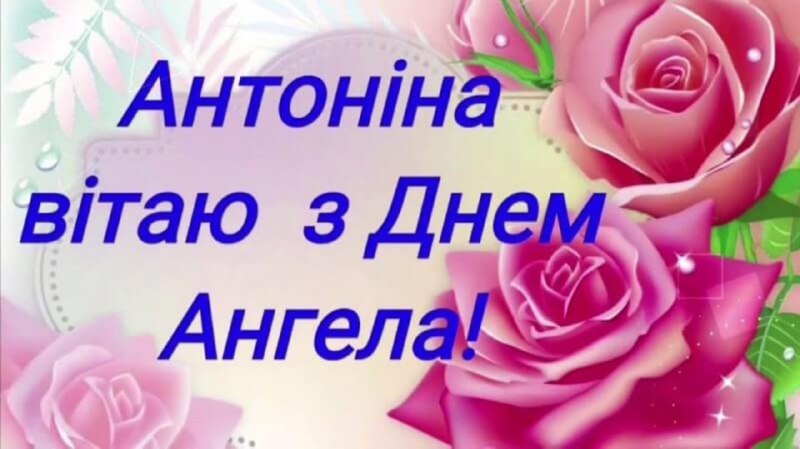 З Днем ангела Антоніни