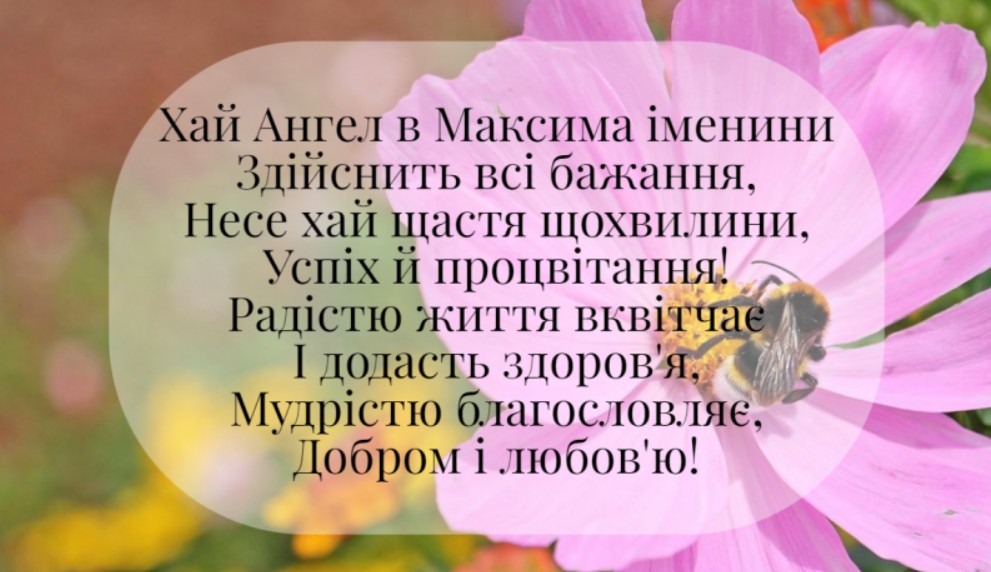 День ангела Максима