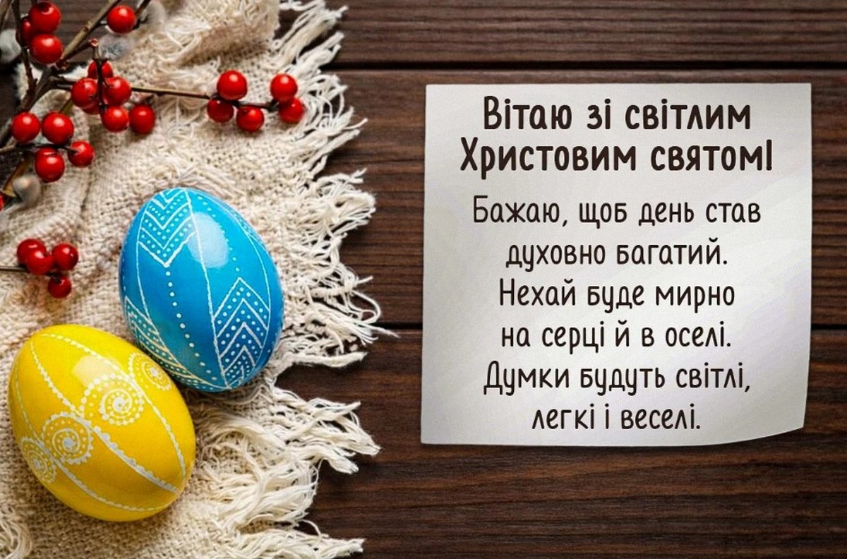 Великдень 2026 листівки